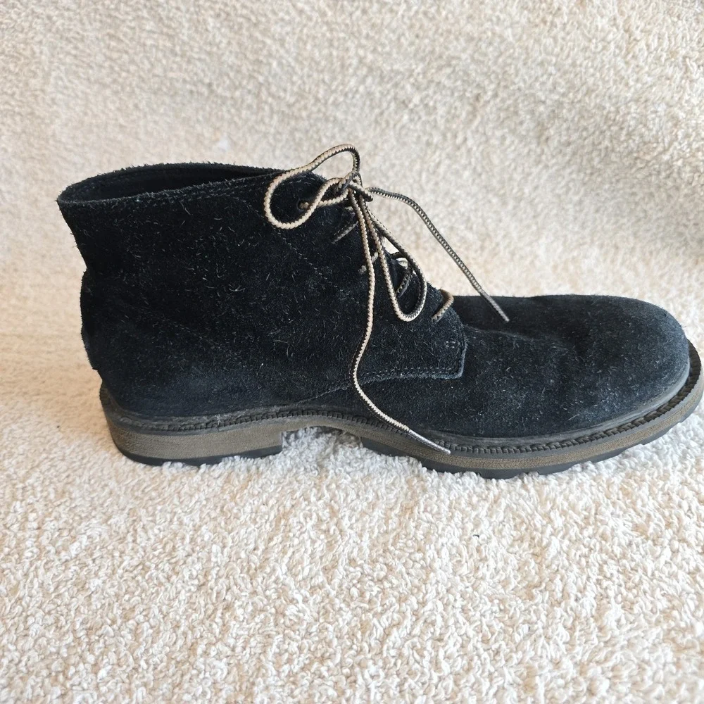 Sorel Men's Black Ankle Boots Madson II Chukka Suede NM2281‎ Sz 8.5